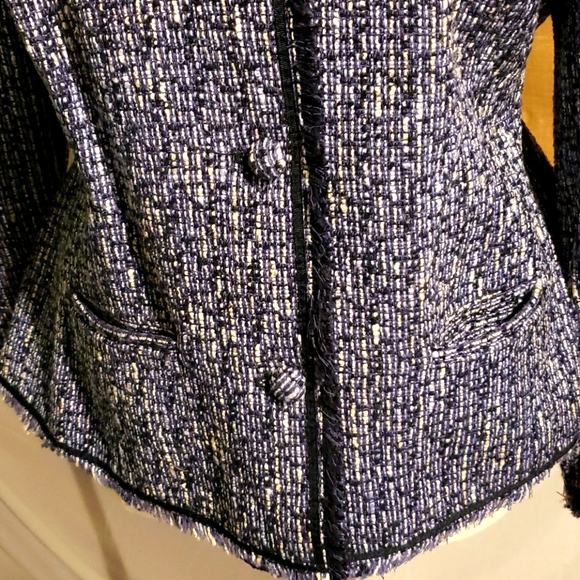 (MD)  Emma James by Liz Claiborne Tweed Jacket - Picture 3 of 9